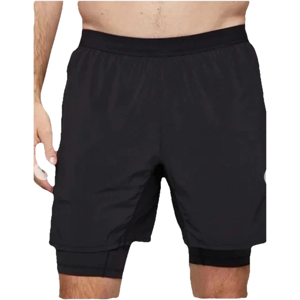 Fourlaps Size XXL Sz 40 Men's Command Training 7" Short Black Reflective Logo